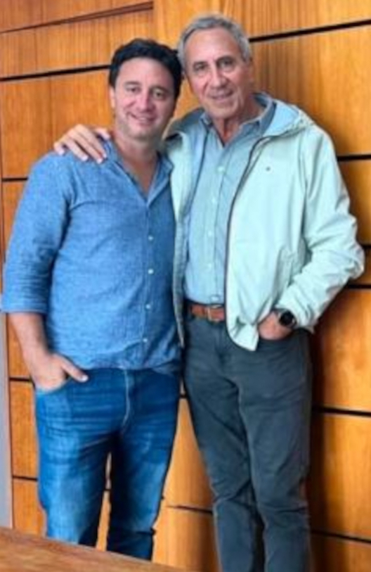 Oscar Prats y familia